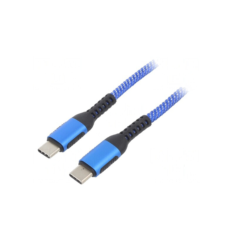 Cablu USB 2.0 USB C 1,8m nichelat 100W | Electronic-mag.ro | Componente Electronice Cablu USB 2.0 USB C 1,8m nichelat 100W | Electronic-mag.ro | Componente Electronice