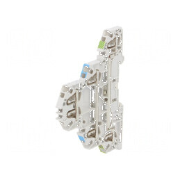 Term.îmbinare şine 0,2-2,5mm² 3 borne 6 gri SNK | Electronic-mag.ro | Componente Electronice