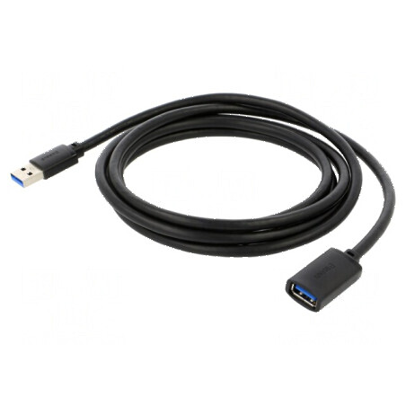 Cablu USB 3.0 A-A 2m Negru | Electronic-mag.ro | Componente Electronice