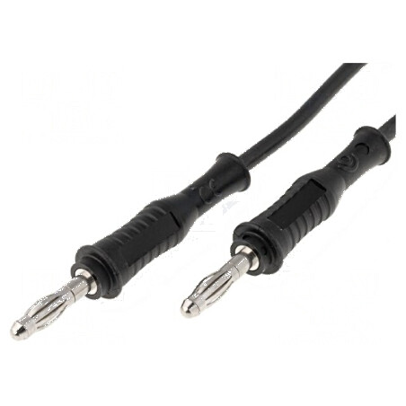 Cablu de măsurare 70VDC 33VAC 20A 1m negru | Electronic-mag.ro | Componente Electronice