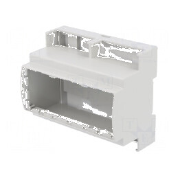 Carcasă pentru şină DIN 90mm x 103mm x 62mm gri Nr.mod: 6 | Electronic-mag.ro | Componente Electronice
