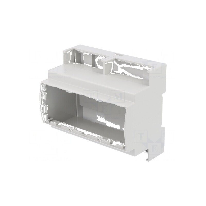 Carcasă pentru şină DIN 90mm x 103mm x 62mm gri Nr.mod: 6 | Electronic-mag.ro | Componente Electronice