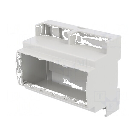 Carcasă pentru şină DIN 90mm x 103mm x 62mm gri Nr.mod: 6 | Electronic-mag.ro | Componente Electronice