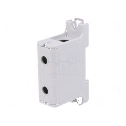 Îmbinare terminală de șine 95mm² cu 2 borne gri, lățime 23,7mm | Electronic-mag.ro | Componente Electronice