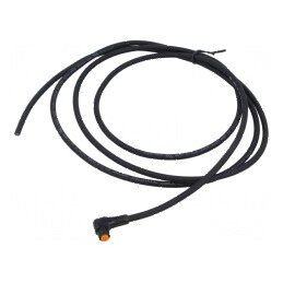 Cablu M8 4 pini unghi 2m 50VAC 4A 0800F | Electronic-mag.ro | Componente Electronice