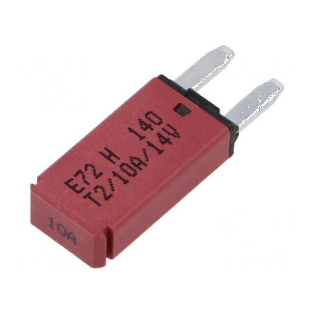 Siguranţă termică 10A 12VDC auto 12,45mm E72 | Electronic-mag.ro | Componente Electronice