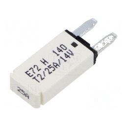 Siguranță termică 25A 12VDC auto 12,45mm E72 | Electronic-mag.ro | Componente Electronice