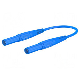 Cablu de măsurare 19A mufe banană 4 mm, 2 capete | Electronic-mag.ro | Componente Electronice