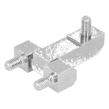 Balama Lățime 45mm Oțel Zincat Înălțime 37mm Filet Extensibil M6 | Electronic-mag.ro | Componente Electronice