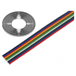 Cablu bandă TLWY 10x0,35mm² litat Cu neecranat PVC | Electronic-mag.ro | Componente Electronice