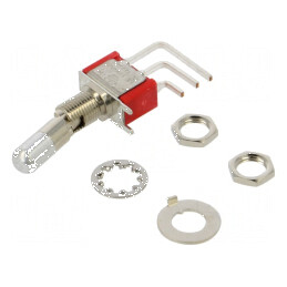 Comutator basculant SPDT ON-ON 5A/125VAC 5A/28VDC 10mΩ | Electronic-mag.ro | Componente Electronice