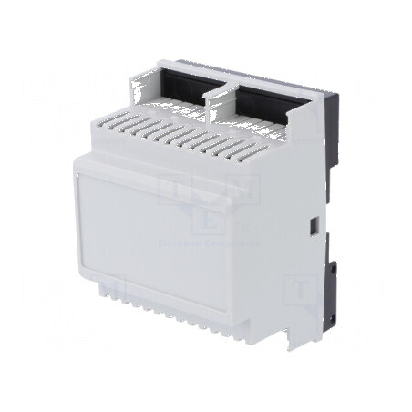 Carcasă pentru şină DIN 90mm x 70mm x 58mm gri Nr. mod 4 | Electronic-mag.ro | Componente Electronice