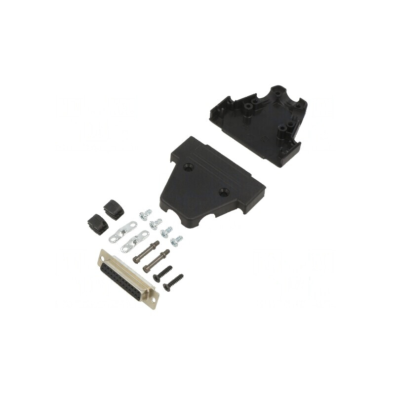 Mufă mamă D-Sub PIN 25 lipire pe cablu neagră | Electronic-mag.ro | Componente Electronice Mufă mamă D-Sub PIN 25 lipire pe cablu neagră | Electronic-mag.ro | Componente Electronice