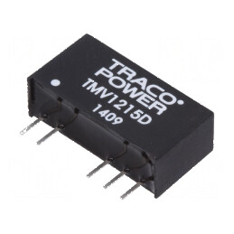 Convertor DC/DC 1W 10,8-13,2V la 15VDC și -15VDC | Electronic-mag.ro | Componente Electronice