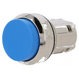 Comutator 22mm acționat prin apăsare Poz.i stabil albastru | Electronic-mag.ro | Componente Electronice