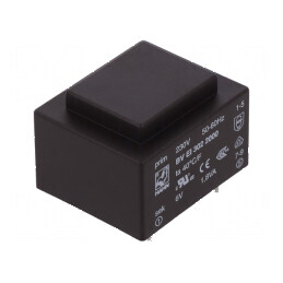 Transformator încapsulat 1,8VA 230VAC 6V 300mA pentru PCB BVEI | Electronic-mag.ro | Componente Electronice