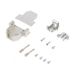 Carcasă D-Sub HD 26pin drept ecranat pentru conectori | Electronic-mag.ro | Componente Electronice