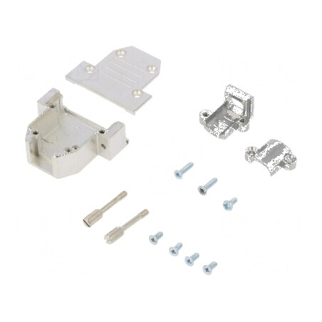 Carcasă D-Sub HD 26pin drept ecranat pentru conectori | Electronic-mag.ro | Componente Electronice
