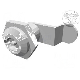 Închizătoare aliaj zinc 30mm nichel cu manetă oţel | Electronic-mag.ro | Componente Electronice