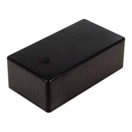 Carcasă universală ABS neagră 65mm x 120mm x 36mm 1591 | Electronic-mag.ro | Componente Electronice