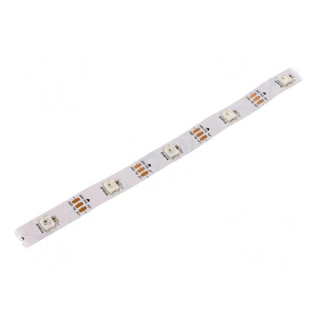 Banda LED RGB 5050 programabilă 5V, 30 LED/m, 10mm, IP20, unghi de 140° | Electronic-mag.ro | Componente Electronice