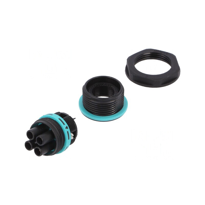 Conector alimentare AC terminal cu șurub mamă TH387 0,5-4mm2 | Electronic-mag.ro | Componente Electronice