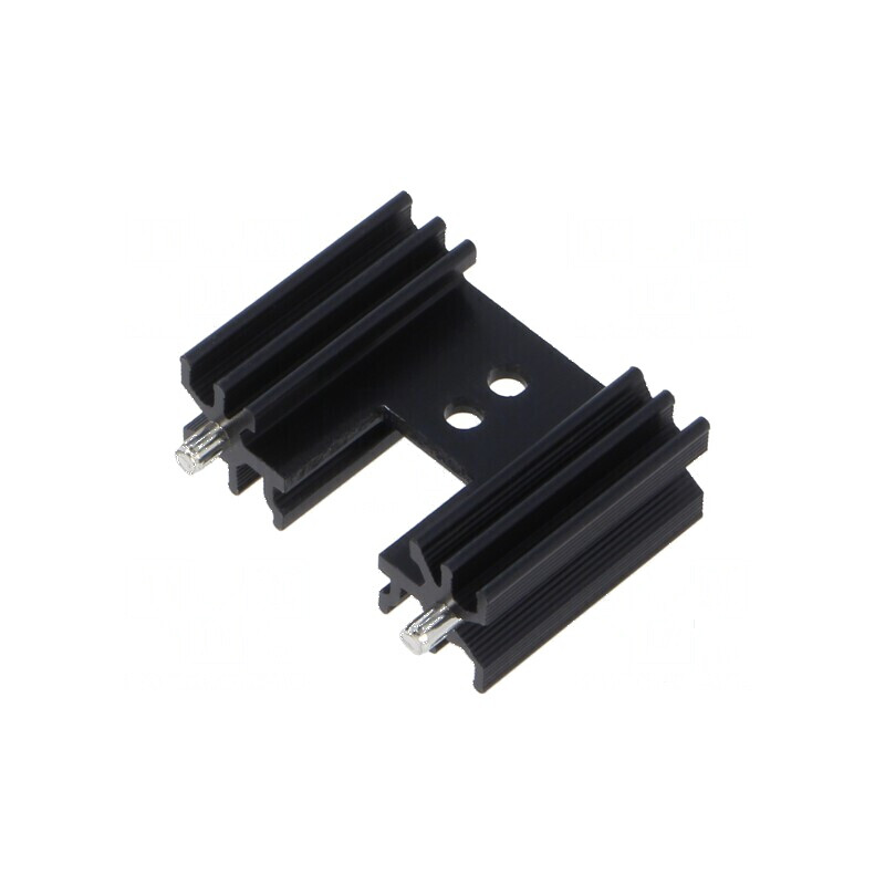 Radiator extrudat H TO218 TO220 TOP3 negru 25mm x 34,5mm | Electronic-mag.ro | Componente Electronice Radiator extrudat H TO218 TO220 TOP3 negru 25mm x 34,5mm | Electronic-mag.ro | Componente Electronice