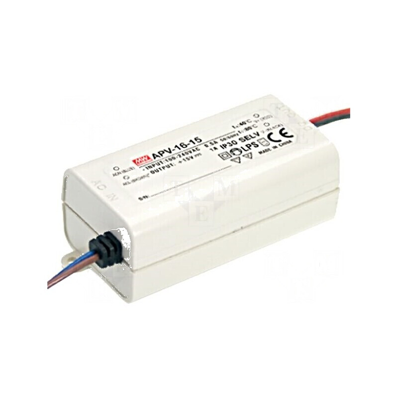 Alimentator pulsatoriu LED 15W 15V DC 1A 90-264V AC 127-370V DC | Electronic-mag.ro | Componente Electronice Alimentator pulsatoriu LED 15W 15V DC 1A 90-264V AC 127-370V DC | Electronic-mag.ro | Componente Electronice