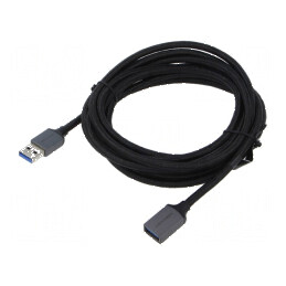 Cablu USB 3.0 A-A 3m nichelat negru gri | Electronic-mag.ro | Componente Electronice
