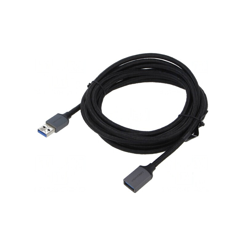 Cablu USB 3.0 A-A 3m nichelat negru gri | Electronic-mag.ro | Componente Electronice