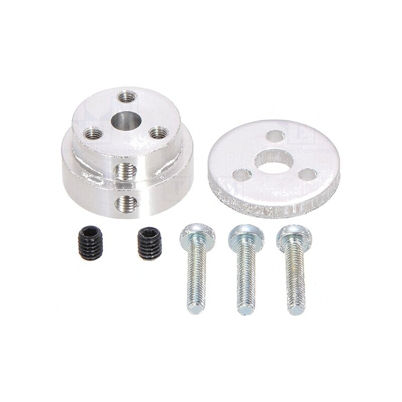 Kit de fixare a roții cu adaptor și șuruburi pentru ax cu crestătură D | Electronic-mag.ro | Componente Electronice Kit de fixare a roții cu adaptor și șuruburi pentru ax cu crestătură D | Electronic-mag.ro | Componente Electronice