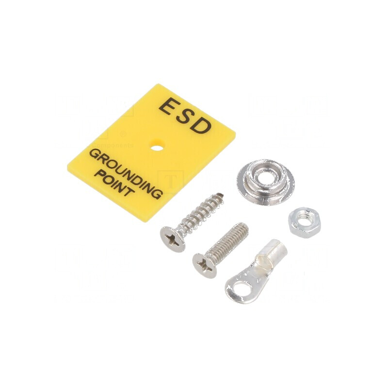 Fişă de împământare ESD 35x30mm 0Ω - Protecție electrostatică | Electronic-mag.ro | Componente Electronice