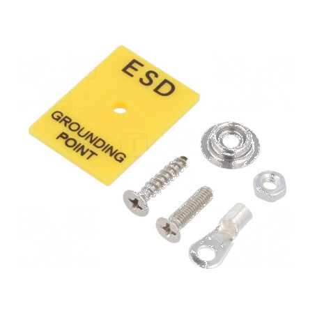 Fişă de împământare ESD 35x30mm 0Ω - Protecție electrostatică | Electronic-mag.ro | Componente Electronice