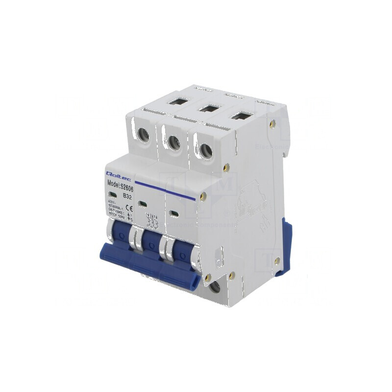 Întrerupător de supracurent 32A Poli 3 pentru şină DIN IP20 | Electronic-mag.ro | Componente Electronice Întrerupător de supracurent 32A Poli 3 pentru şină DIN IP20 | Electronic-mag.ro | Componente Electronice