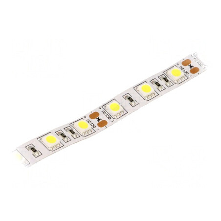 Bandă LED alb rece 5050 60 LED/m 10mm IP20 14,4W/m | Electronic-mag.ro | Componente Electronice