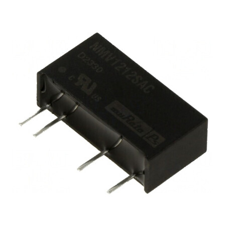 Convertor DC/DC 1W 10,8-13,2V la 12VDC 84mA SIP | Electronic-mag.ro | Componente Electronice