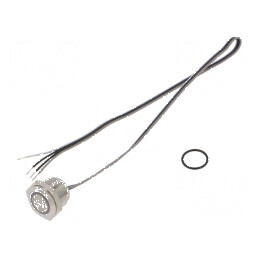 Comutator anti-vandalism SPST-NO 50mA 24VDC IP65 verde | Electronic-mag.ro | Componente Electronice
