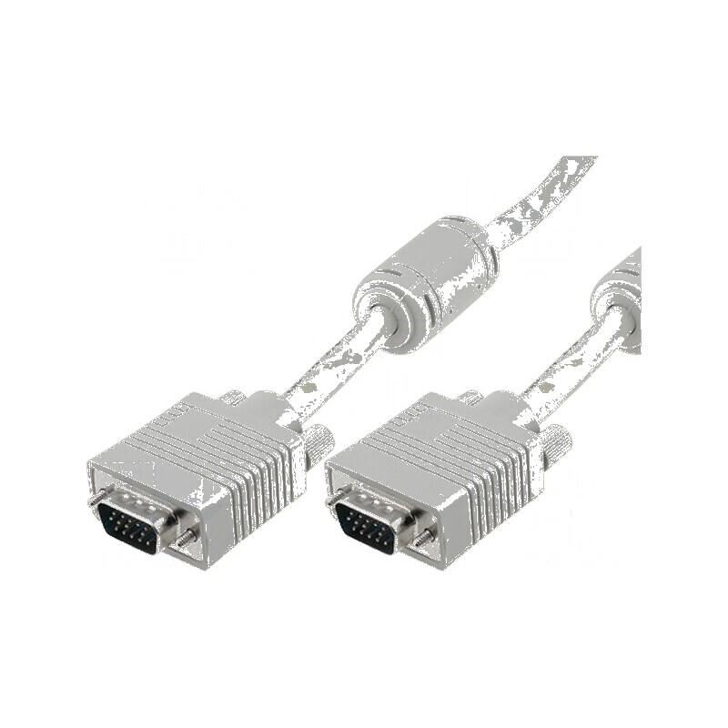 Cablu D-Sub 15pin HD, mufe gri, 5m | Electronic-mag.ro | Componente Electronice Cablu D-Sub 15pin HD, mufe gri, 5m | Electronic-mag.ro | Componente Electronice