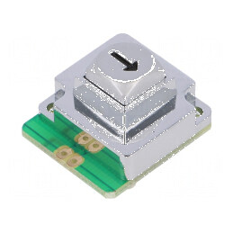 Tastatură metalică cu 1 buton, rezistență 1.000.000 cicluri | Electronic-mag.ro | Componente Electronice