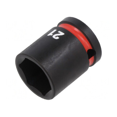 Cap tubular HEX 21mm 1/2 6-puncte cu impact scurt | Electronic-mag.ro | Componente Electronice