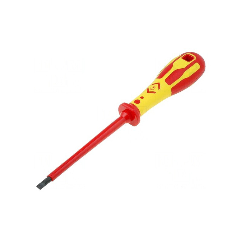 Şurubelniţă izolată plată 5,5x1,0mm Lungime lamă 125mm 1kVAC | Electronic-mag.ro | Componente Electronice Şurubelniţă izolată plată 5,5x1,0mm Lungime lamă 125mm 1kVAC | Electronic-mag.ro | Componente Electronice
