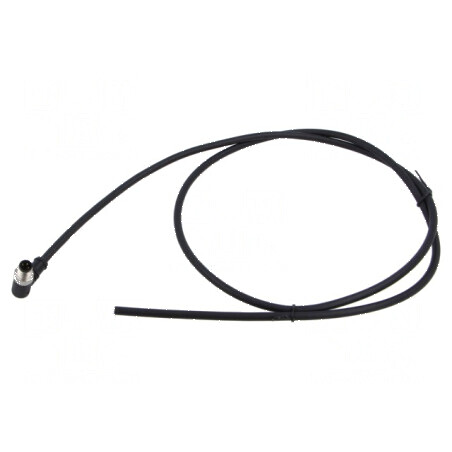 Conector M8 mufă tată unghi 3 pini IP67 -20÷80°C | Electronic-mag.ro | Componente Electronice