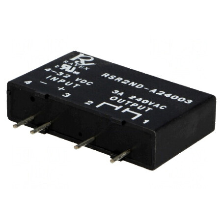 Releu semiconductor Ucom 4-32VDC 3A 24-280VAC RSR2 1-fazat | Electronic-mag.ro | Componente Electronice
