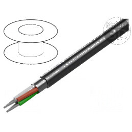 Cablu ecranat 4x18AWG folie Al-PET PVC 300V 152m 500ft | Electronic-mag.ro | Componente Electronice