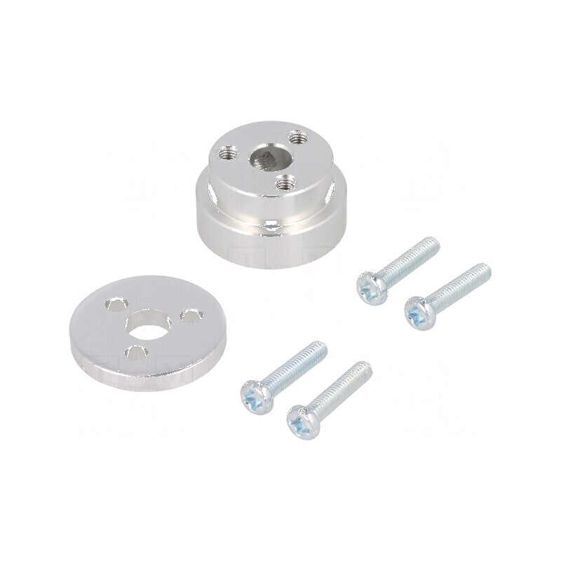 Kit de Fixare Roată cu Adaptor și Şuruburi pentru Ax cu Crestătură D | Electronic-mag.ro | Componente Electronice Kit de Fixare Roată cu Adaptor și Şuruburi pentru Ax cu Crestătură D | Electronic-mag.ro | Componente Electronice
