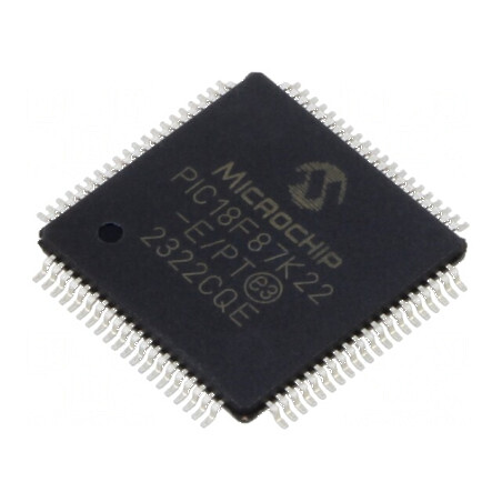 Microcontroler PIC 64MHz 1.8-5.5VDC SMD TQFP80 PIC18 | Electronic-mag.ro | Componente Electronice