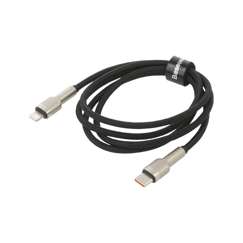 Cablu USB 2.0 Apple Lightning și USB C 1m negru | Electronic-mag.ro | Componente Electronice Cablu USB 2.0 Apple Lightning și USB C 1m negru | Electronic-mag.ro | Componente Electronice