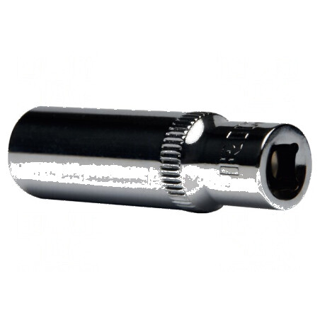 Cap tubular HEX 7mm 1/4 50mm oţel crom-vanadium 6-puncte | Electronic-mag.ro | Componente Electronice
