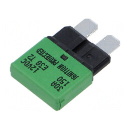 Siguranță termică 30A 14VDC auto 20,5mm E38 | Electronic-mag.ro | Componente Electronice