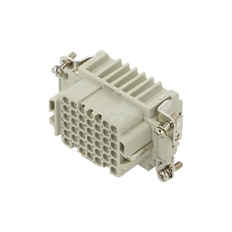 Conector HDC inserturi contact mamă CDD PIN 42 PE 10A | Electronic-mag.ro | Componente Electronice